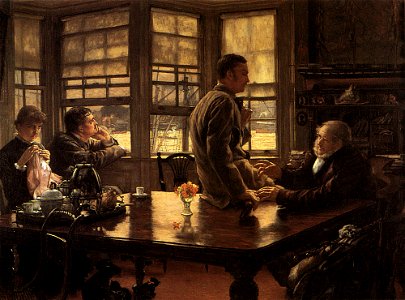 James Tissot - The Prodigal Son in Modern Life, The Departure