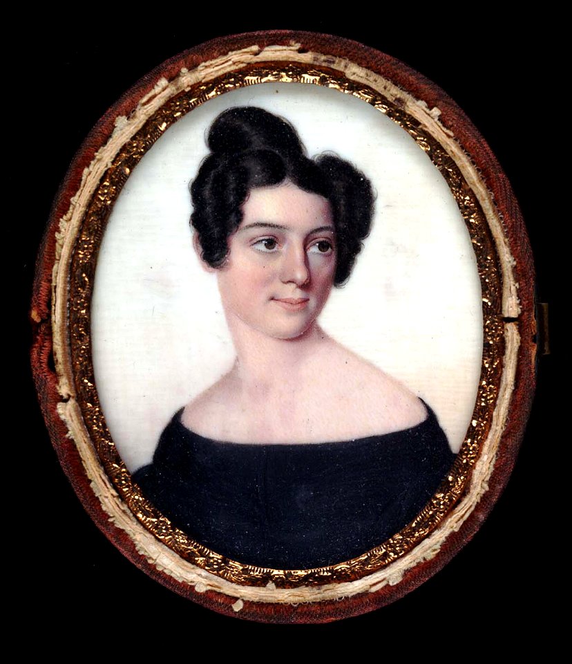 James P. Smith, Miss Goodin, ca. 1835, watercolor, Smithsonian American Art Museum, Gift of Mr. and Mrs. Quentin J. Ogle, 1984.84.1