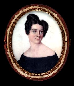 James P. Smith, Miss Goodin, ca. 1835, watercolor, Smithsonian American Art Museum, Gift of Mr. and Mrs. Quentin J. Ogle, 1984.84.1