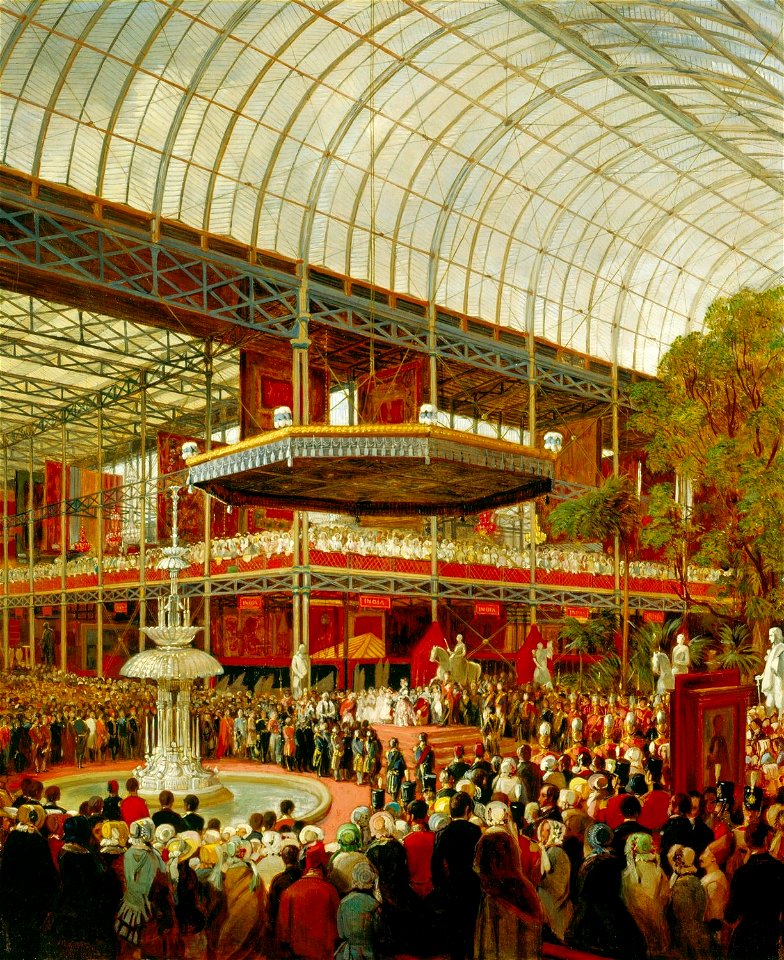 James Digman Wingfield (1800-72) - The Inauguration of the Great Exhibition, 1 May 1851 - RCIN 405569 - Royal Collection