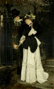 James Tissot (1836-1902) - Les Adieux, The Farewells - K2432 - Bristol City Museum and Art Gallery