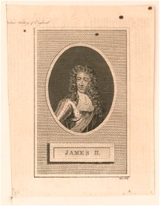 James II, half-length portrait, facing left LCCN96509605