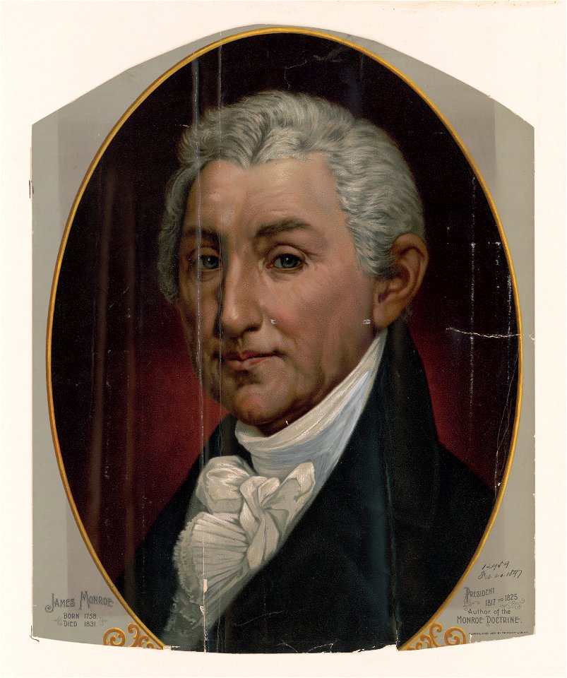James Monroe, born 1758, died 1831 - president 1817-1825, author of the Monroe doctrine LCCN2004671508