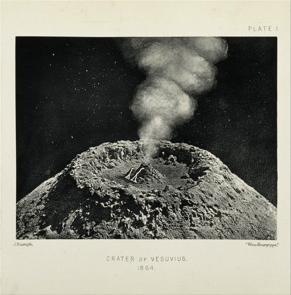 James Hall Nasmyth - Crater of Vesuvius - Google Art Project