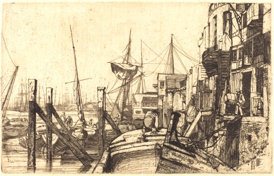 James McNeill Whistler - Limehouse - Google Art Project
