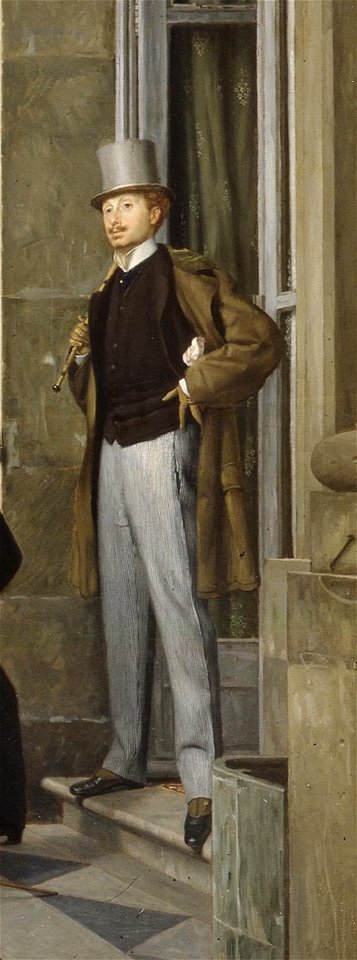 James Tissot - The Circle of the Rue Royale - Charles Haas