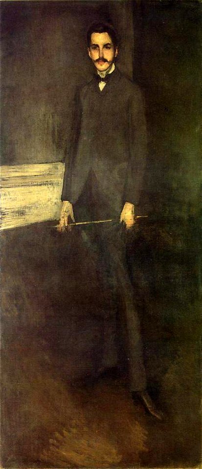 James McNeill Whistler - Portrait of George W. Vanderbilt