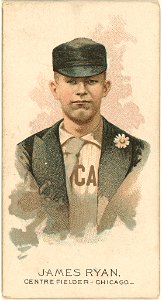James Ryan, Chicago White Stockings, baseball card portrait LCCN2007680729