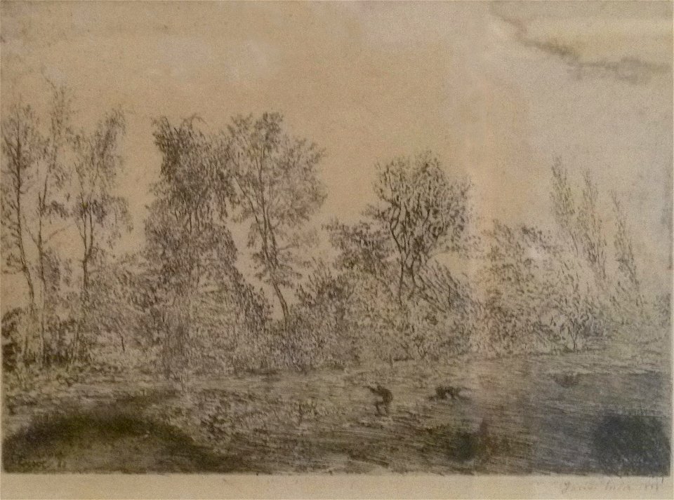 James Ensor (1888) - Windstoot in het geboomte 002