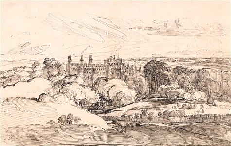 James Ward - Lea Castle from above the Woods - Google Art Project