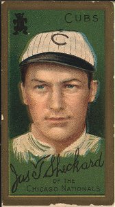 James T. Sheckard, Chicago Cubs, baseball card portrait LCCN2008677470