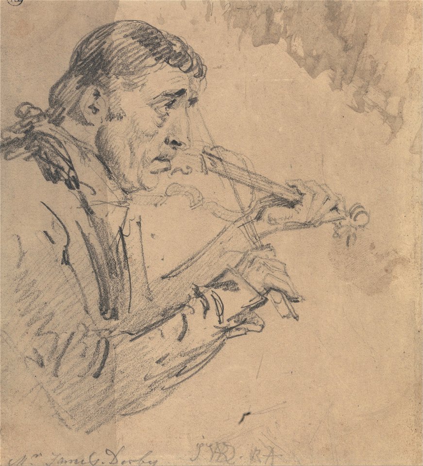 James Ward - Mr. James Derby Playing the Violin - Google Art Project