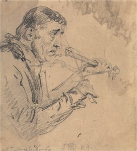 James Ward - Mr. James Derby Playing the Violin - Google Art Project