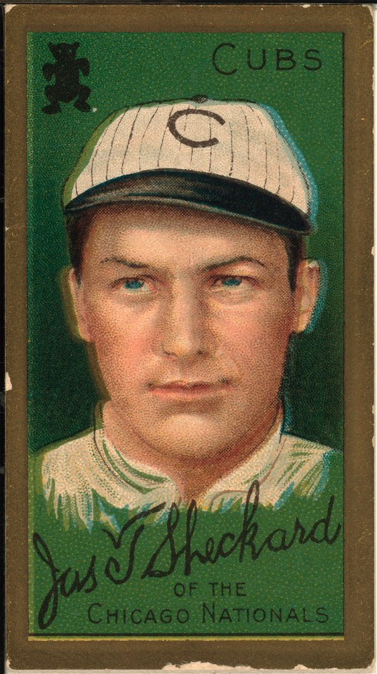 James T. Sheckard, Chicago Cubs, baseball card portrait LCCN2008677470