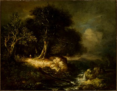 James Stark - Forest landscape with a road and a river - M.Ob.2199 MNW - National Museum in Warsaw