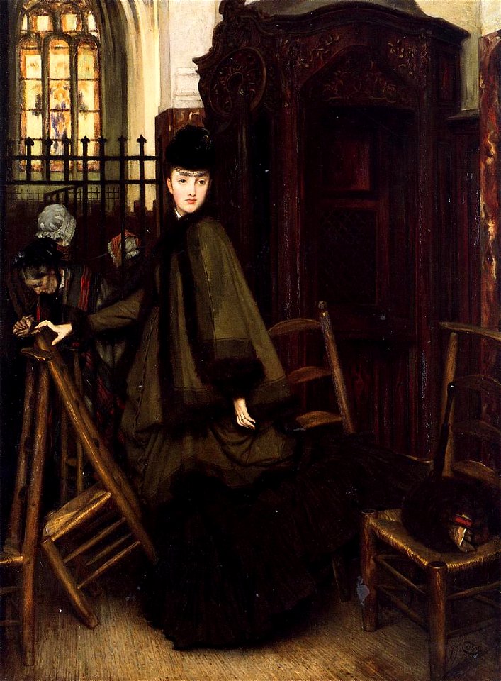 James Tissot - In Church