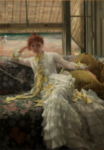 James Tissot - Seaside (July, Specimen of a Portrait) - 1980.288 - Cleveland Museum of Art