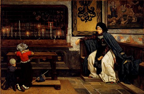 James Tissot - Marguerite in Church