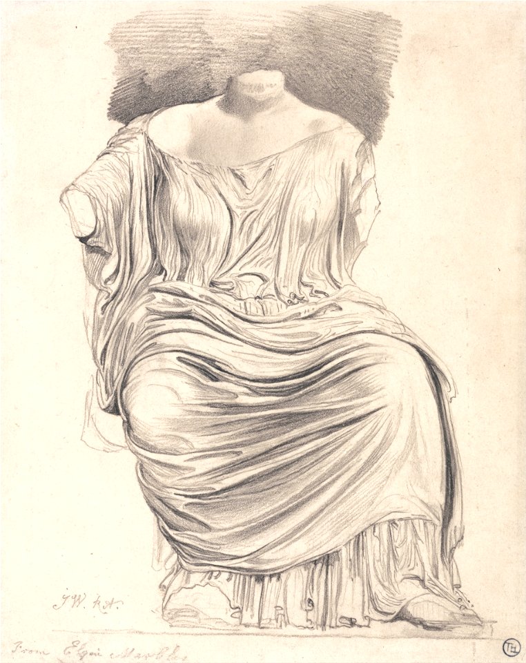 James Ward - Study of Sculpture- from the Elgin Marbles - Google Art Project