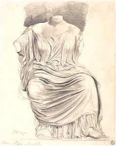 James Ward - Study of Sculpture- from the Elgin Marbles - Google Art Project