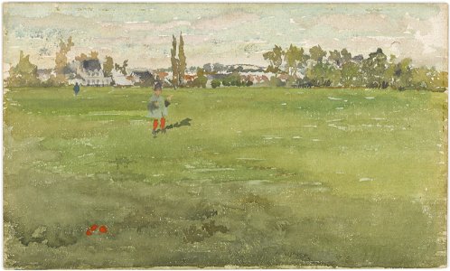 James McNeill Whistler - Green and Silver- Beaulieu, Touraine - Google Art Project. Free illustration for personal and commercial use.