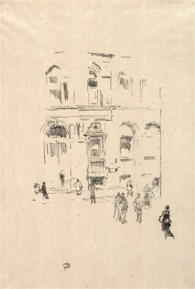 James McNeill Whistler (American, 1834-1903) - Victoria Club - 1923.38 - Cleveland Museum of Art