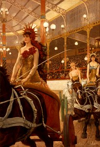 James Tissot - Ladies of the Chariots (Ces Dames des chars) - 58.186 - Rhode Island School of Design Museum