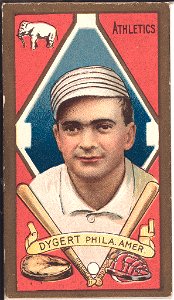 James H. Dygert, Philadelphia Athletics, baseball card portrait LCCN2008677891