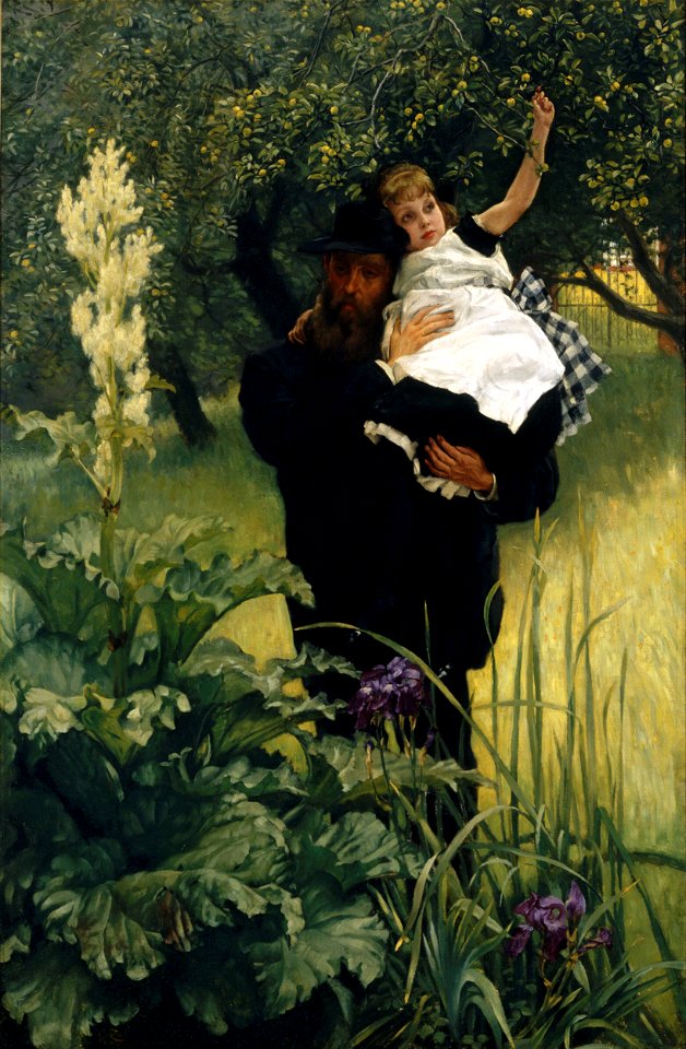 James Tissot - The Widower - Google Art Project