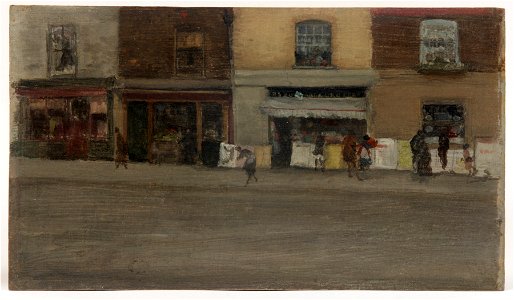 James McNeill Whistler - Chelsea Shops - Google Art Project