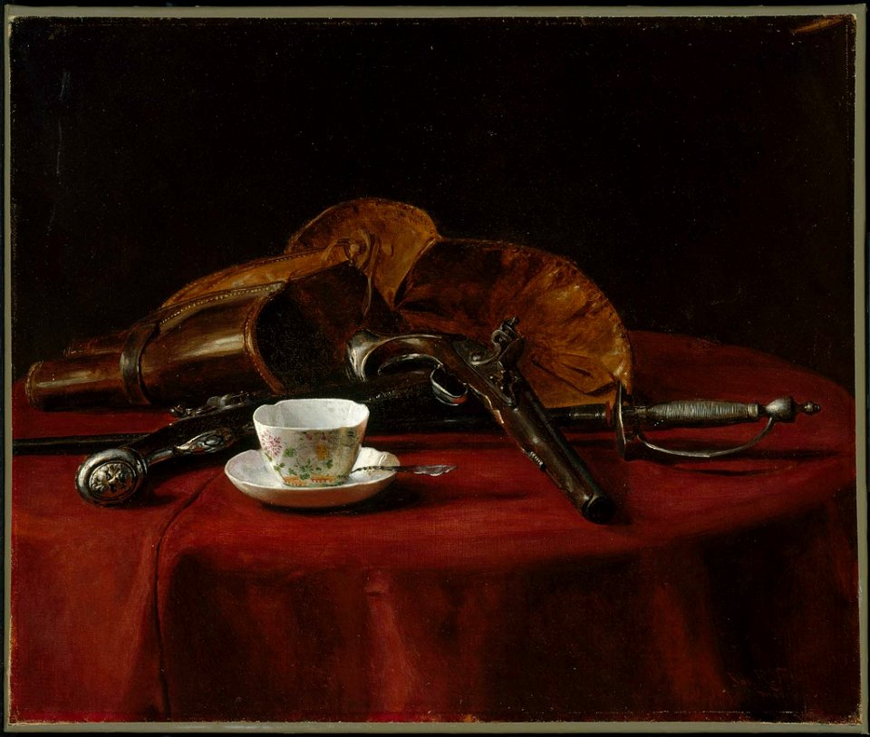 James Reeve Stuart - Sword, Pistols, and Teacup - 48.478 - Museum of Fine Arts