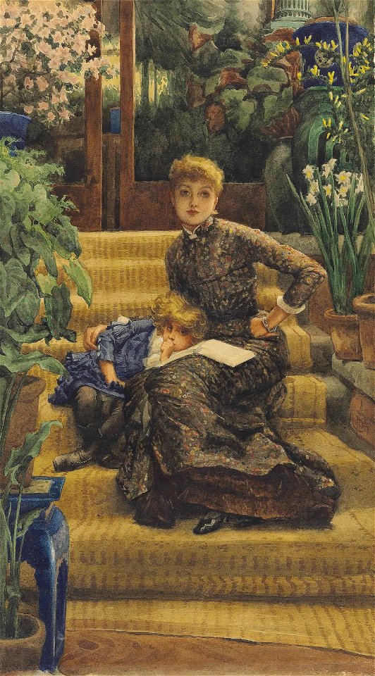 James Tissot - La Soeur Ainée (The Elder Sister)