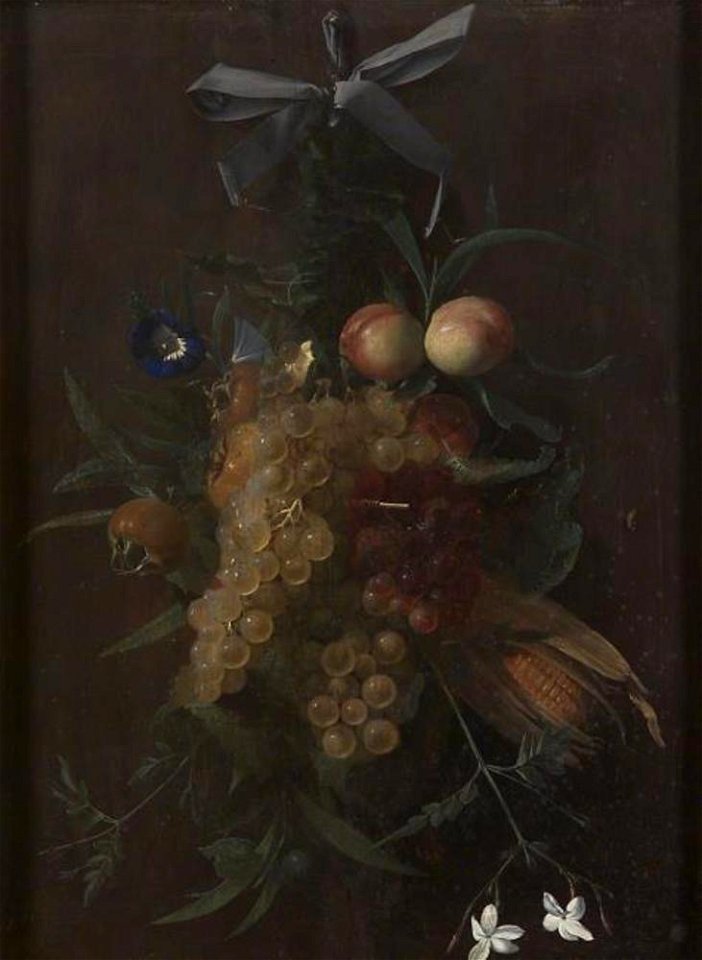 Jan Anton van der Baren - Festoen van vruchten en bloemen - GG 7675 - Kunsthistorisches Museum
