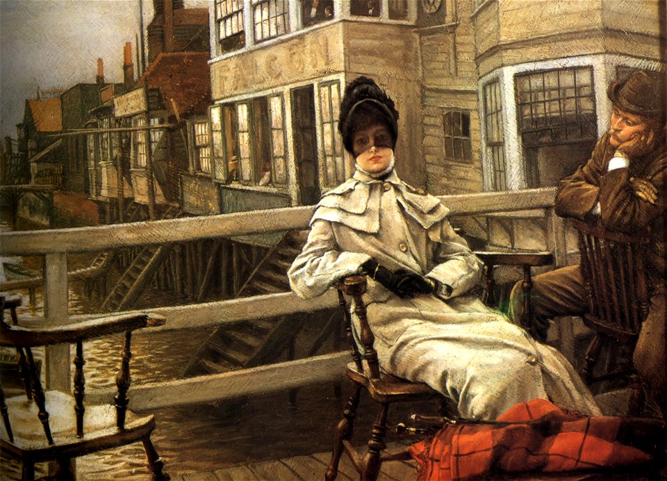 James Tissot - Waiting for the Ferry II