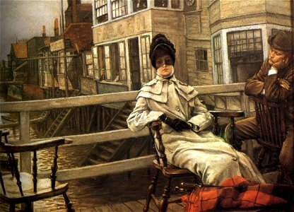 James Tissot - Waiting for the Ferry II