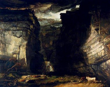 James Ward (1769-1859) - Gordale Scar (A View of Gordale, in the Manor of East Malham in Craven, Yorkshire, the Property of Lord Ribblesdale) - N01043 - National Gallery