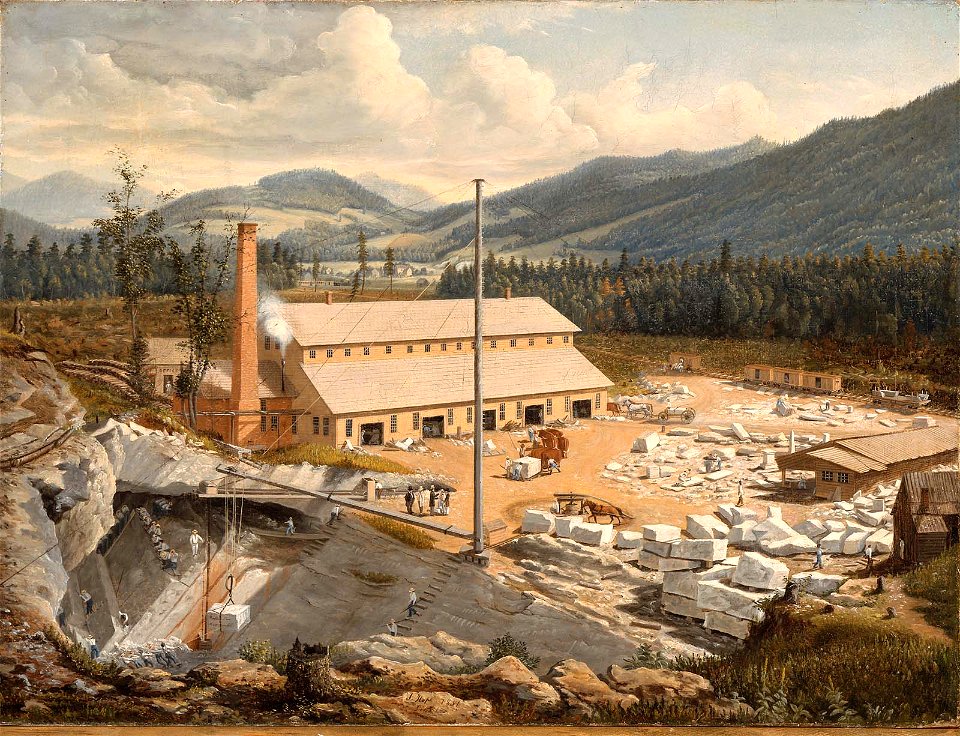 James Hope - A Marble Quarry - 62.275 - Museum of Fine Arts