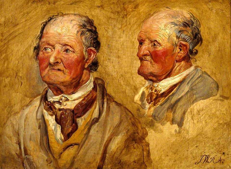 James Ward (1769-1859) - Studies of a Man's Head - N03702 - National Gallery