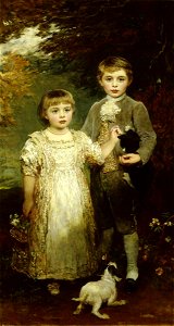 James Sant (1820-1916) - The Honourable Arthur Victor Agar-Robartes (1887–1974), and the Honourable Edith Violet Kathleen Agar-Robartes (1888–1965), as Children - 884932 - National Trust