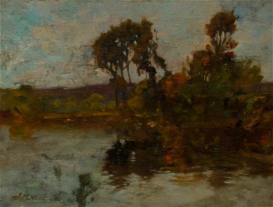 James Nairn - River bank - 1965-21 - Auckland Art Gallery