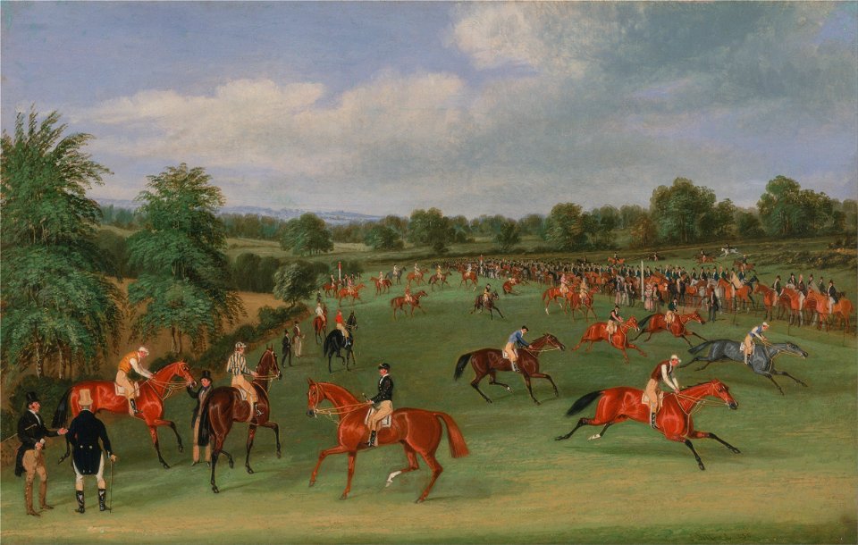 James Pollard - Epsom Races- Preparing to Start - Google Art Project