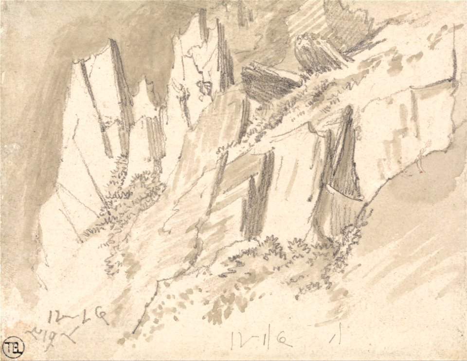 James Ward - A Craggy Hillside - Google Art Project