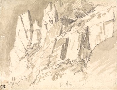 James Ward - A Craggy Hillside - Google Art Project