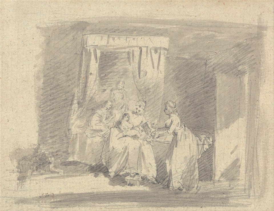 James Ward - Study for The Mother's Bribe, or The Temptation to be Washed - Google Art Project