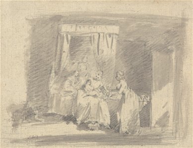James Ward - Study for The Mother's Bribe, or The Temptation to be Washed - Google Art Project