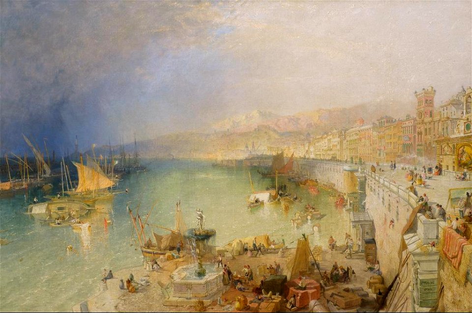 James Pyne - Genoa From the New Terrace - 1929-9-4 - Auckland Art Gallery
