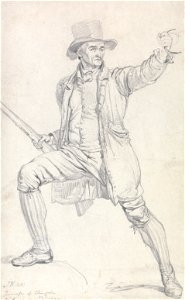 James Ward - A Study for the Central Character in Ward's Painting The Deer Stealer - Google Art Project