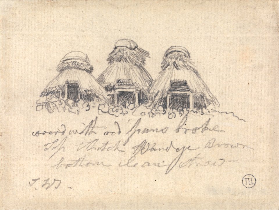James Ward - Thatched Huts - Google Art Project
