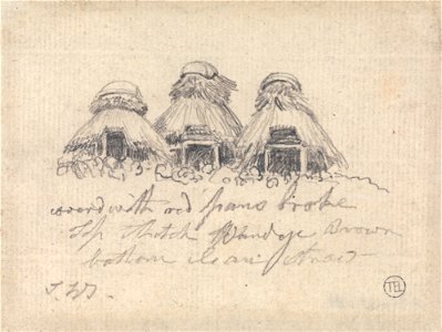 James Ward - Thatched Huts - Google Art Project