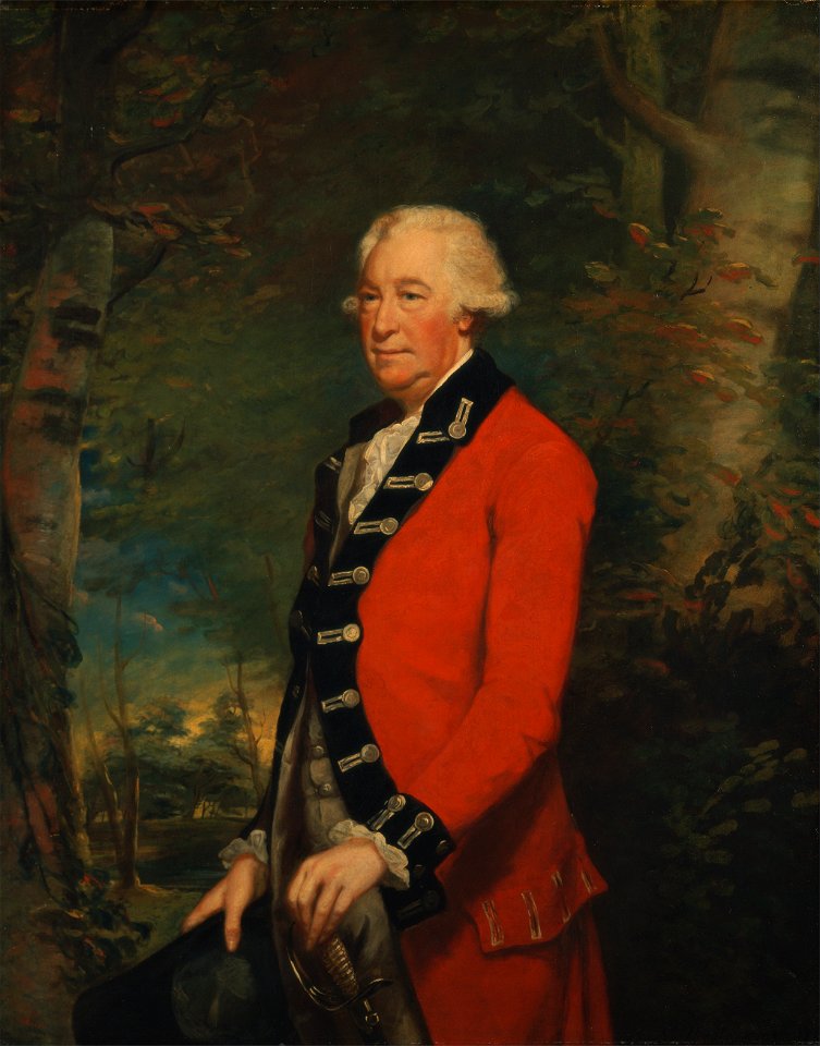 James Northcote - Sir Ralph Milbanke, Bt., in the Uniform of the Yorkshire (North Riding) Militia - Google Art Project